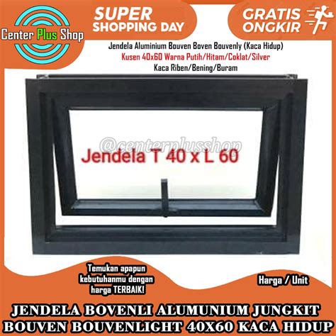 Jual Jendela Bovenli Alumunium Aluminium Window X Almunium