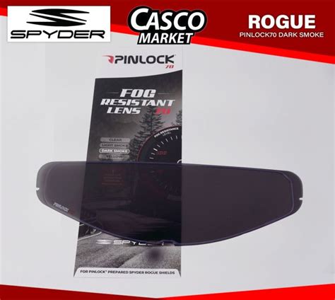 SPYDER PINLOCK 70 FOR ROGUE PINLOCK READY VISOR ONLY For Latest Model