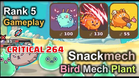 Rank 5 Budget Snackmech Bird Mech Plant Gameplay Season 20 YouTube