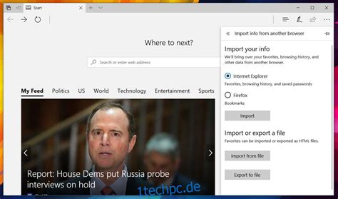 So Importieren Sie Chrome Lesezeichen In Microsoft Edge