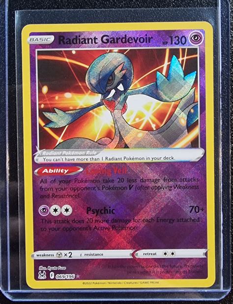 Radiant Gardevoir Pokemon Lost Origin Holo Foil Radiant Rare 06919