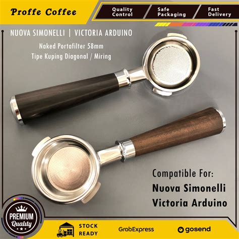 Jual Naked Portafilter 58 Mm Nuova Simonelli Porta Filter Bottomless