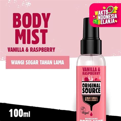 Jual Original Source Body Mist Vanilla Raspberry Ml Shopee Indonesia