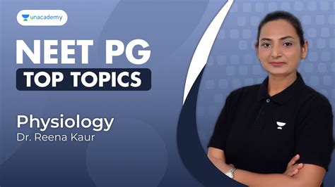 Neet Pg Top Topics Physiology Dr Reena Kaur Youtube