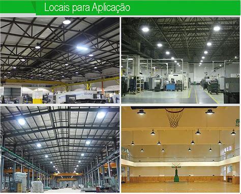 Kit Lumin Ria Industrial W Led High Bay Galp O Arco Ris Led