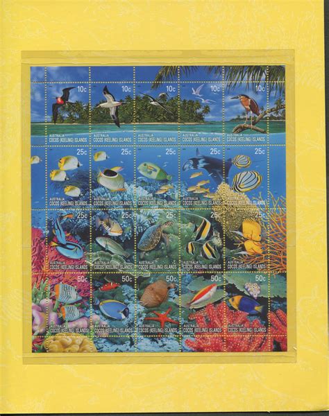 Cocos Keeling Islands 2006 ‘coral Reefs Presentation Pack Mnh