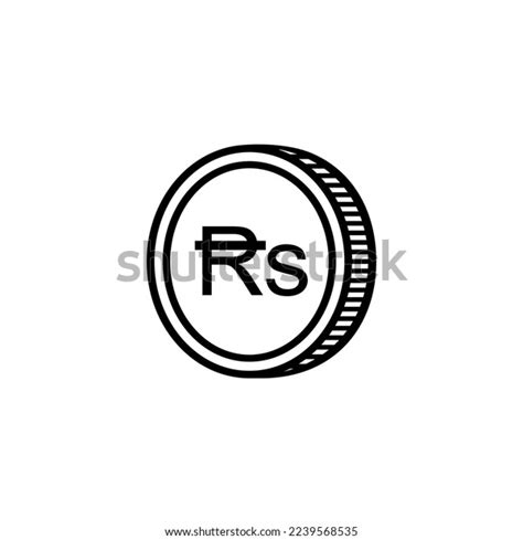 Pakistan Currency Symbol Pakistani Rupee Icon Stock Vector (Royalty ...