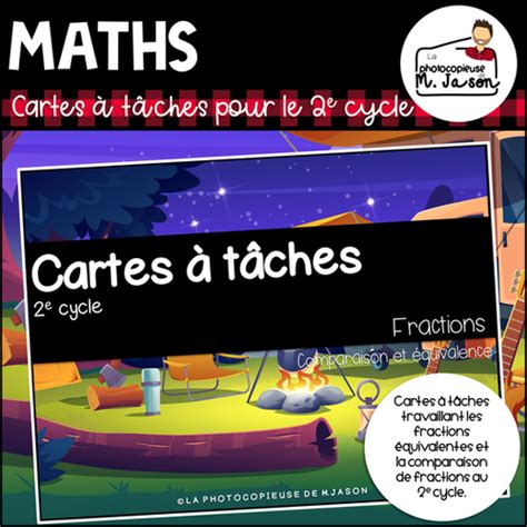 Maths Cartes T Ches Fraction Quivalentes Et Comparaison