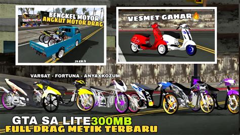 Rilis Gta Sa Lite Full Mod Drag Metik Terbaru Sound Gahar Ada Vario