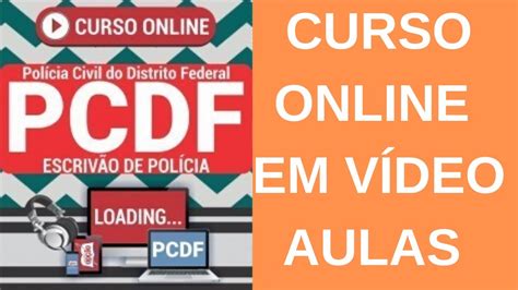 Curso Online Concurso Pc Df 2020 EscrivÃo De PolÍcia Youtube