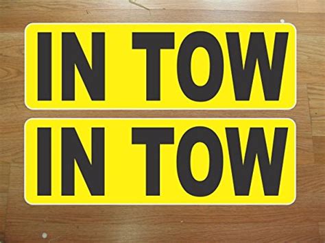 6×18 IN TOW Magnetic signs to fit Car, Tow Truck, Van SUV US DOT ...