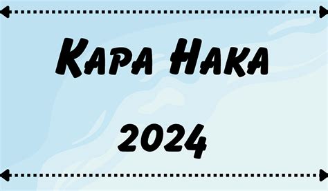 Kapa Haka Important Final Notices Newsletter For Friday