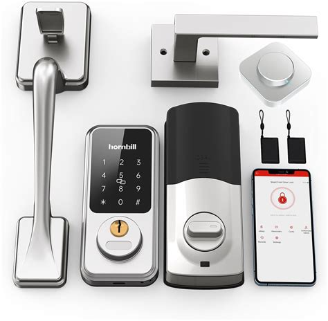 Wifi Hornbill Smart Front Door Lock Sets Keyless Entry Door Lock With