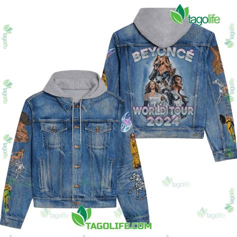 Beyonce World Tour 2024 Jean Jacket Hoodie - Tagolife