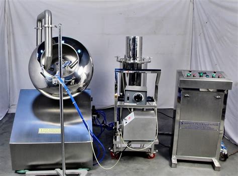 Stainless Steel GMP Pharmaceutical Tablets Coating Machine For