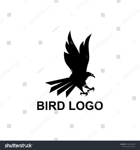 Flying Bird Vector Logo Design Stock Vector (Royalty Free) 1964544268 ...