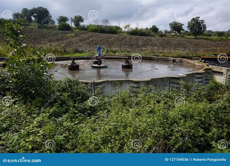 Small Sewage Treatment Plant Stock Photo - Image of plant, purification ...