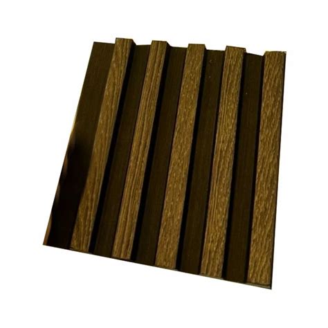 Brown Charcoal Louver Wall Panel 10x1 Feet At Rs 450 Piece In Sas