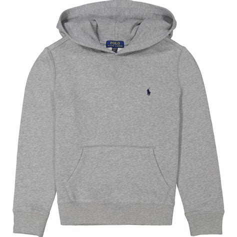 Polo Ralph Lauren Boys Hoodie In Grey — Bambinifashioncom