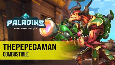 Thepepegaman Drogoz Paladins Pro Competitive Gameplay L Combustible