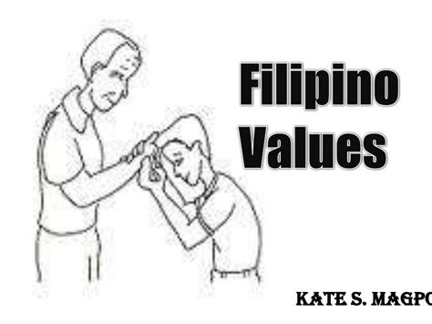 Filipino Traits And Values Drawing