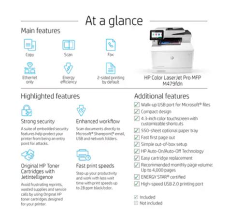 HP Color LaserJet Pro MFP M479fdn Printer - Digitonia