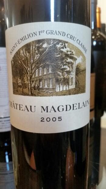 2005 Château Magdelaine France Bordeaux Libournais St Émilion