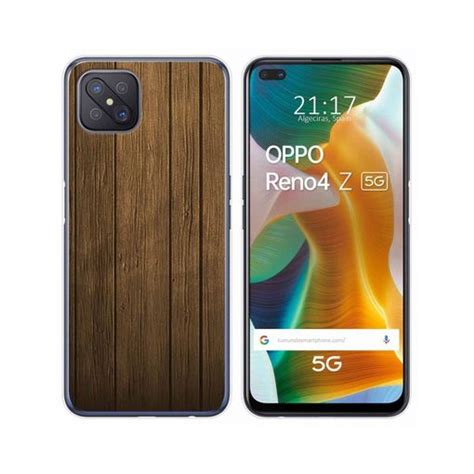 Funda Gel Tpu Oppo Reno 4z 5g Diseño Madera con Ofertas en Carrefour