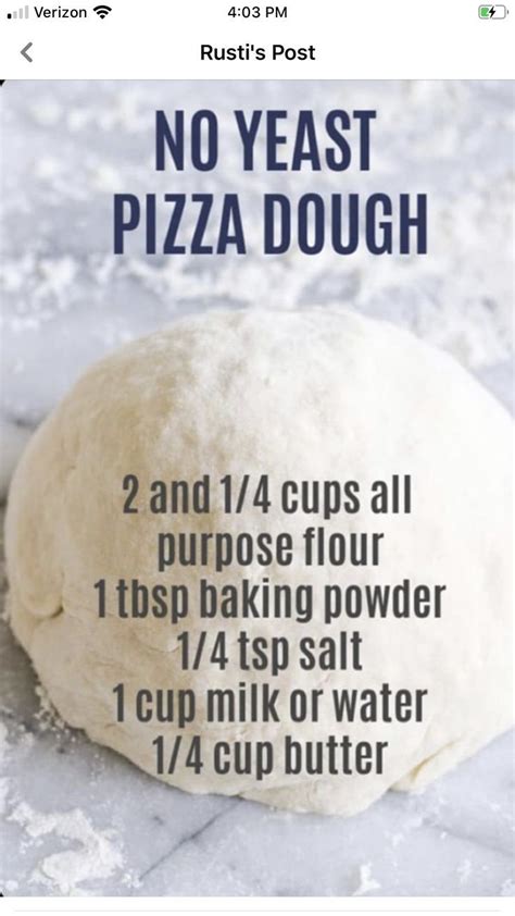 Quick Easy Pizza Dough Artofit