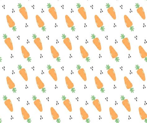 Premium Vector Cute Carrot Seamless Pattern Repeat Tileable