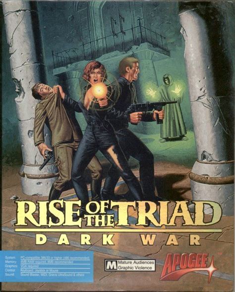 Cover Art For Rise Of The Triad Dark War Dos Database Containing