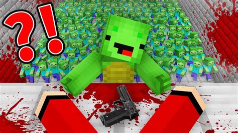 Jj And Mikey Escape From Zombie School Apocalypse In Minecraft Maizen