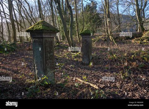 Site of Derwent village at Ladybower reservoir, Peak District national ...