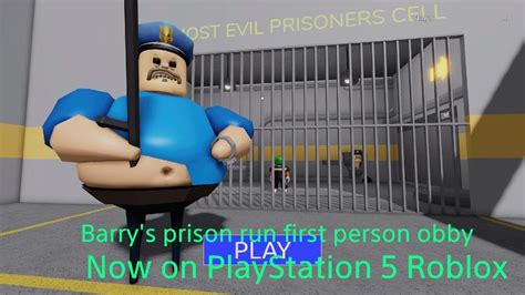 Roblox Barrys Prison Obby Full Run Vod Now On Ps5 YouTube