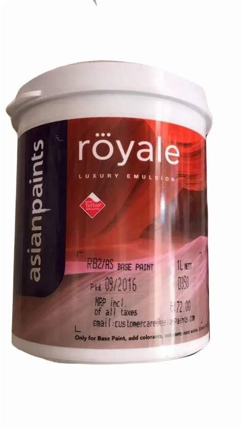 High Gloss Asian Paints Royale Luxury Emulsion Paint For Interior