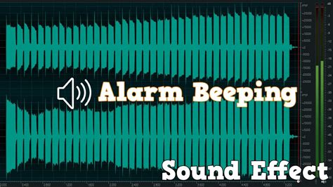 alarm beeping sound effect youtube