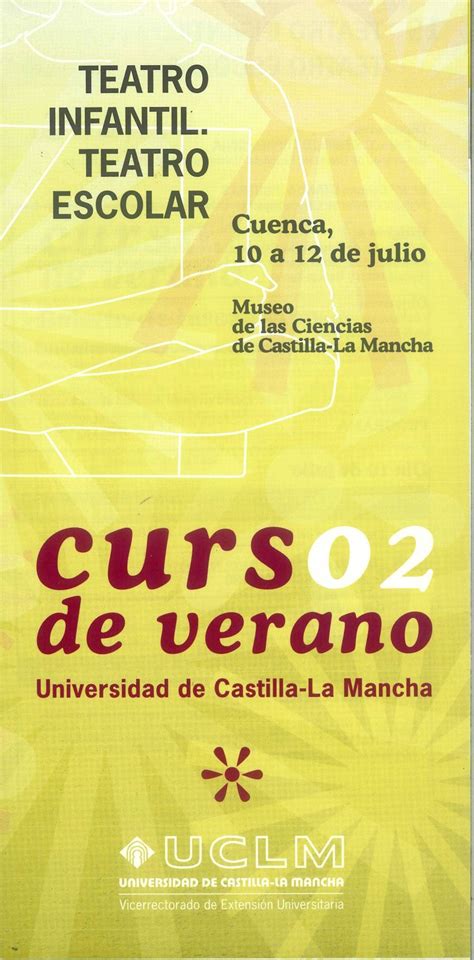 Teatro Infantil Teatro Escolar Cursos De Verano 2002 De La UCLM