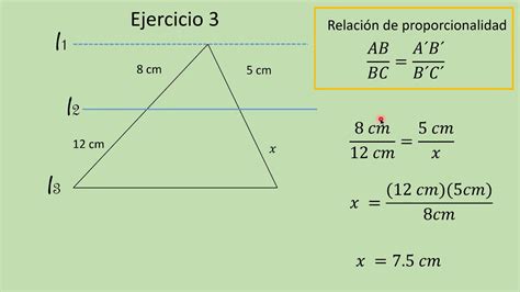 Ejemplos Del Teorema De Tales