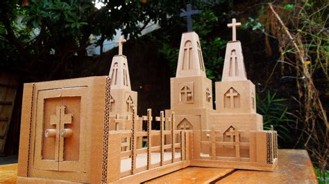 How To Make Catholic Church From Cardboard YouTube