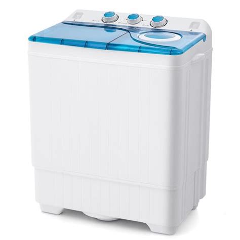 Giantex Mini Machine a Laver Portable à Double Cuve Capacité 8 5 kg