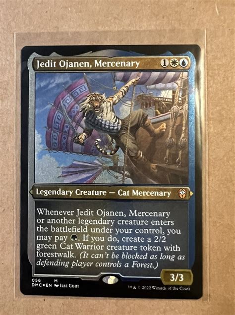 Mtg Jedit Ojanen Mercenary Commander Dominaria United Foil Mythic