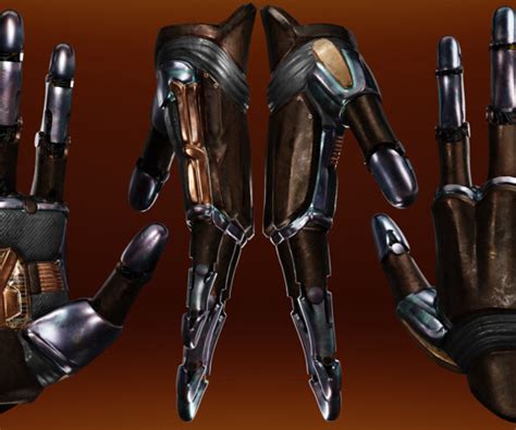 ArtStation - Humanoid Robot Arm 3D | Game Assets