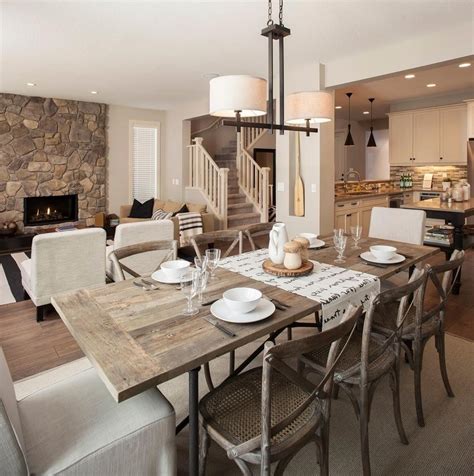 Fresh Rustic Dining Room Design Ideas