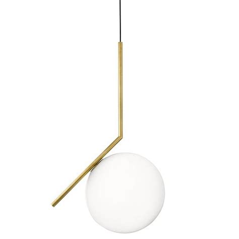 Flos Ic S Pendant Brass Pre Used Design Franckly