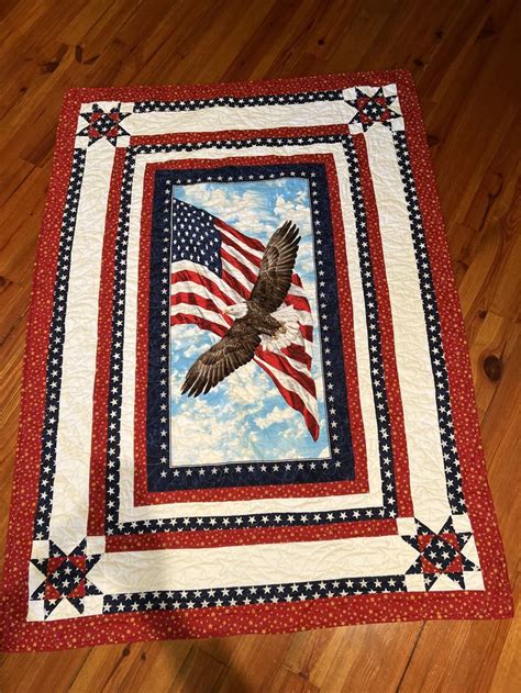 Pin By Debbie Versnik On Quilts Of Valor Patriotic Quilts Panel