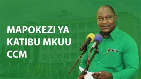 Live Mapokezi Ya Katibu Mkuu Ccm Taifa Na Mkuu Wa Mkoa Wa Dodoma