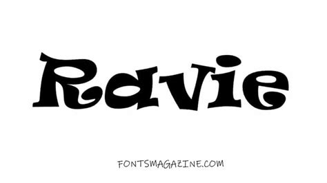 Ravie Font