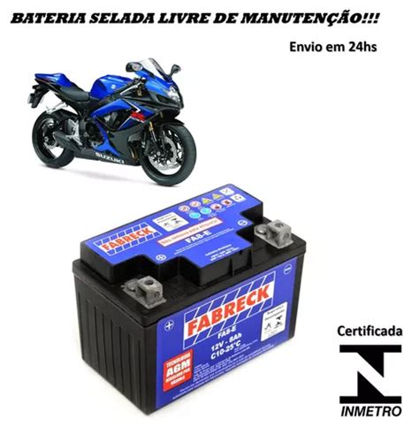 Bateria De Moto Gsxr 600 Suzuki 97 A 14 8 Amperes Mod Orig