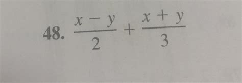 Frac{x Y}{2} Frac{x Y}{3}