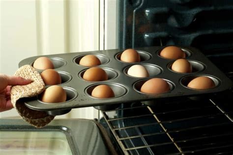 Baked Hard Boiled Eggs in the Oven (Perfection)